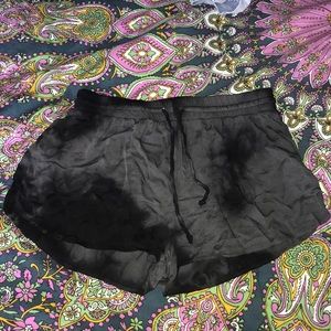 Tye-dye Black Shorts